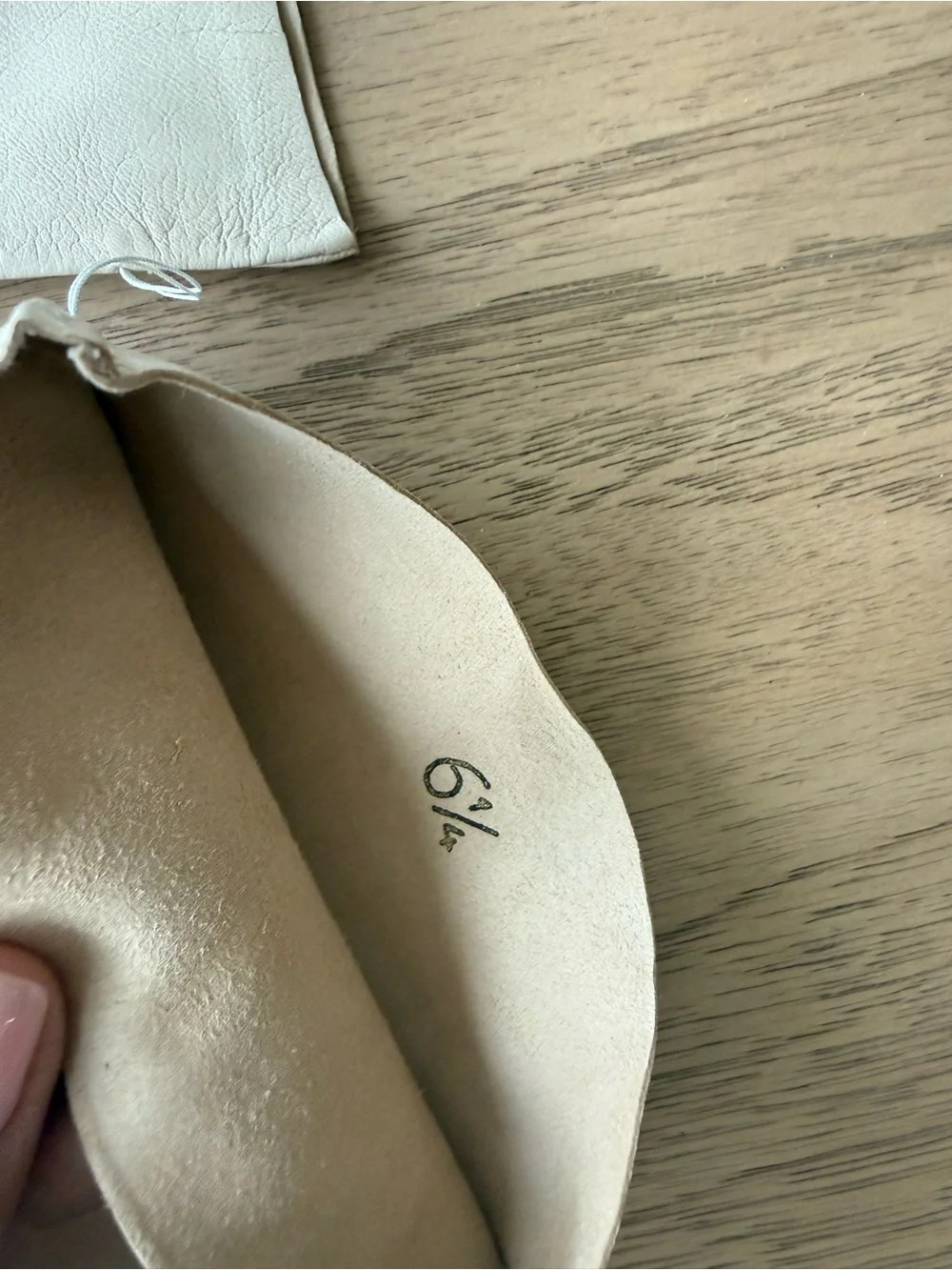 Rare Vintage Dior Cream Leather Gloves